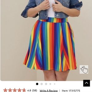 🌈 Skirt with built-in shorts